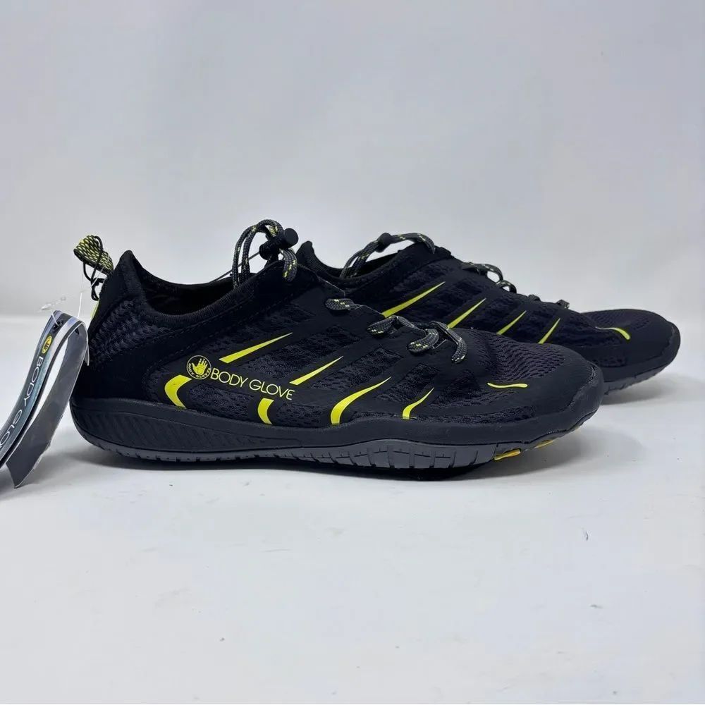 Body Glove Dynamo Rapid Hydro Sports Trainer Water Shoes - Black/Yellow, 7, NWT